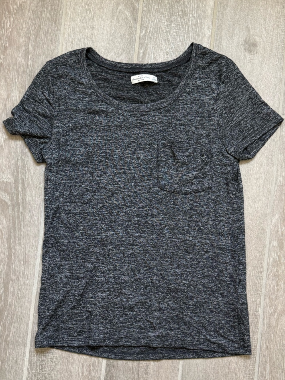 abercrombie heather pocket tee